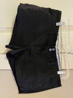American Eagle Women's Black Stretch Summer Shorts